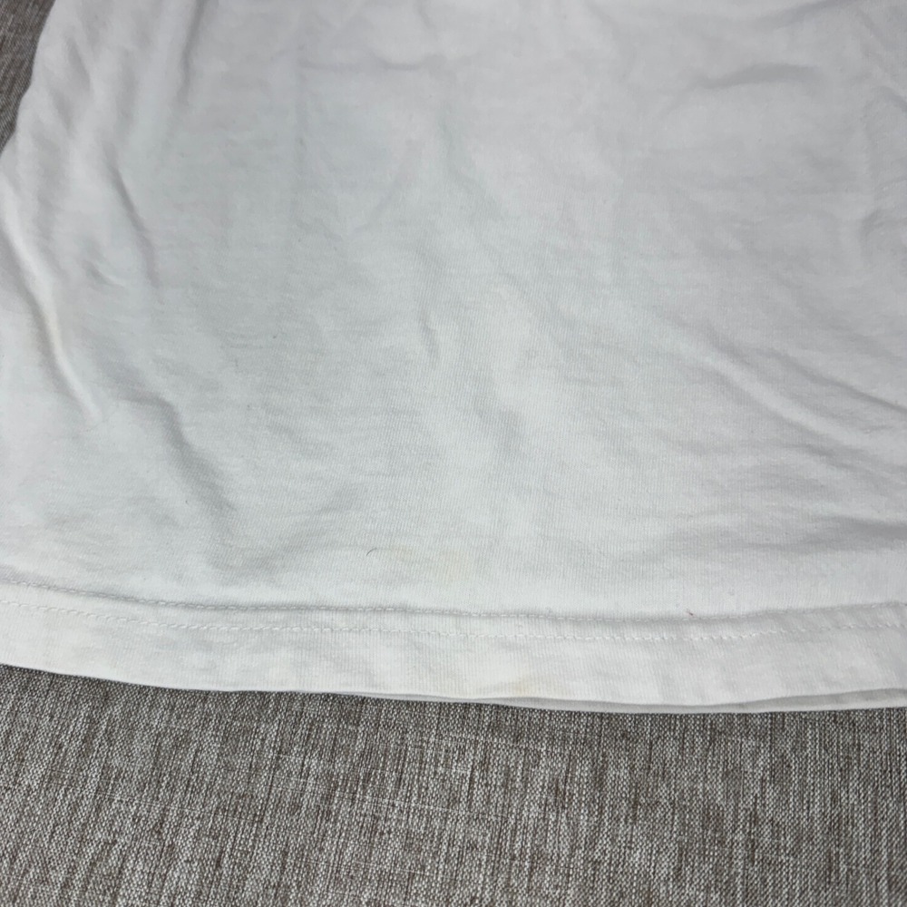 Little Big Dogs Girls White Pink Glitter 01 Puppy Tank Top Ringer Tee Size 6 6X - Picture 7 of 7